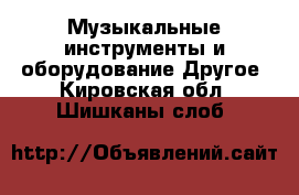 Музыкальные инструменты и оборудование Другое. Кировская обл.,Шишканы слоб.